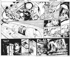 Immonen, Stuart: Shockrockets #3, Page 18-19 Comic Art